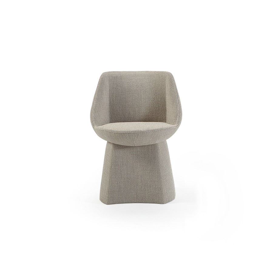 Silla Magnum tapizada de Sancal en color gris claro