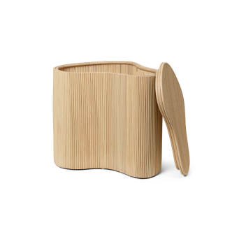 Mesa auxiliar con tapa y espacio de almacenamiento Isola de Ferm Living 2