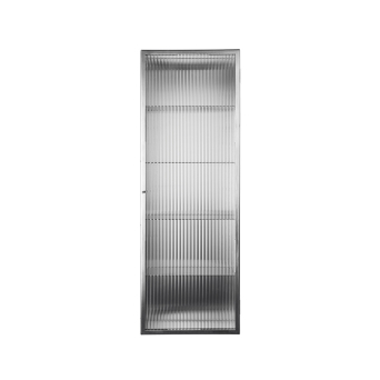 Armario de pared Haze en acero inoxidable cepillado de Ferm Living.