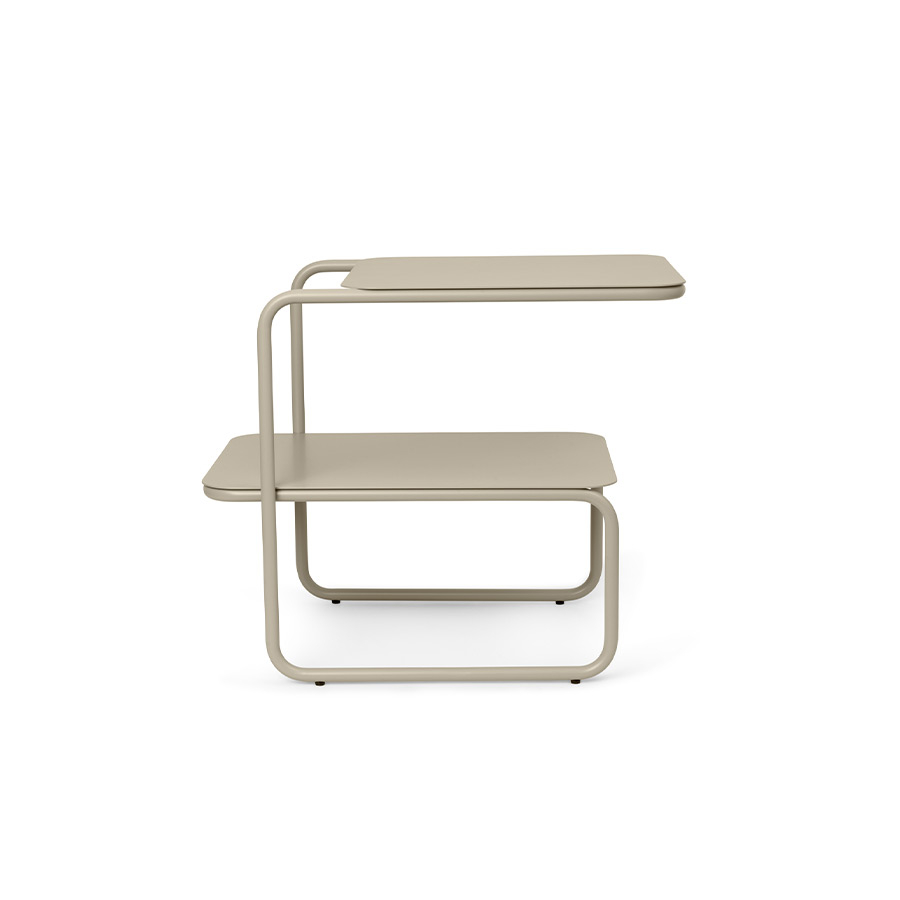 Mesa auxiliar Level side table en color cashmere de Ferm Living