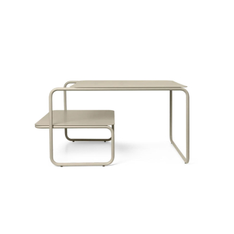 Mesa de centro Level de Ferm Living en color Cashmere.
