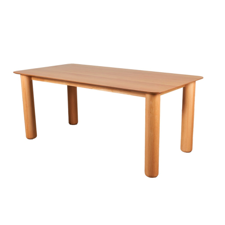 Mesa DT-503 patas redondeadas roble