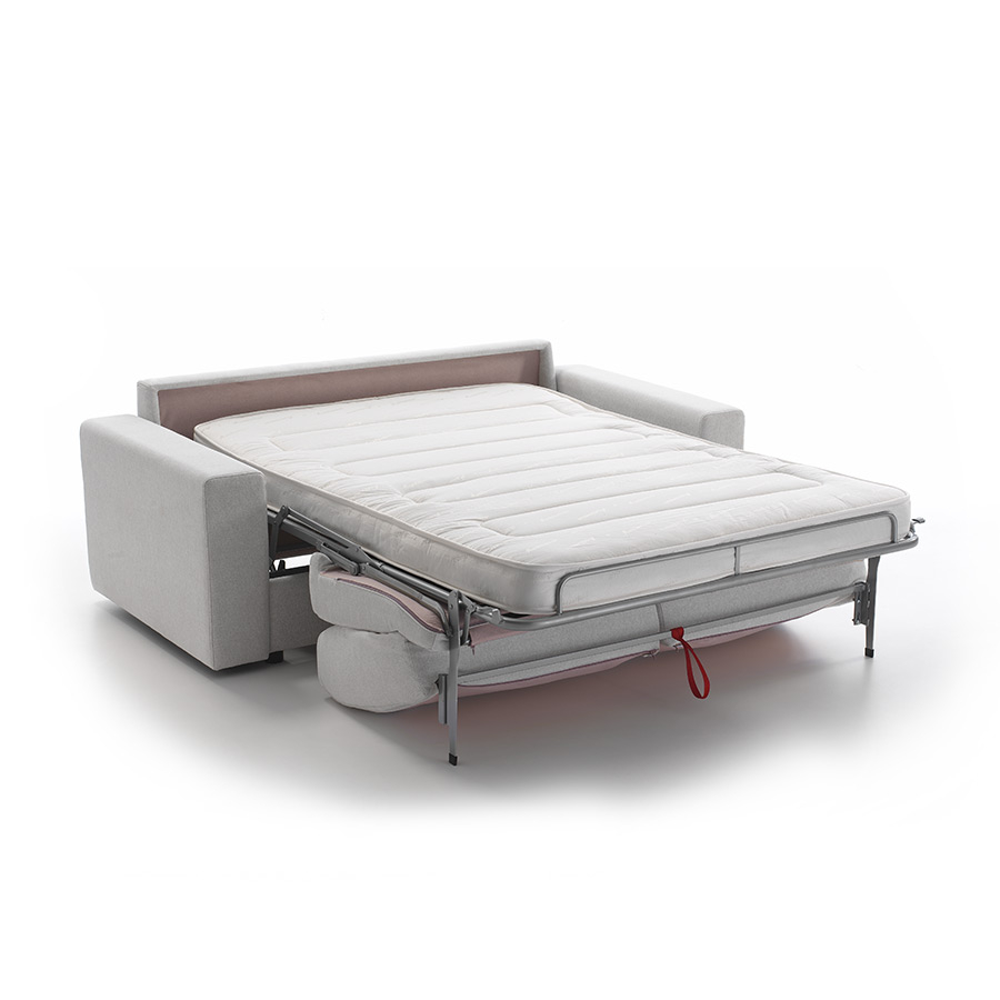 Sofá cama Daro de Beltá Frajumar en vista de cama.