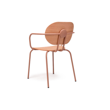 Silla Hari brazos madera