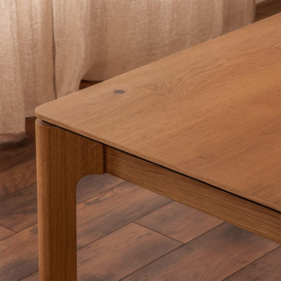 Mesa extensible Bowie de Tábula | Mesa comedor de diseño en madera natural