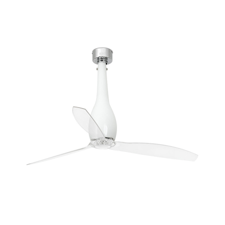 Ventilador de techo Eterfan de la firma nacional Faro Barcelona en acabado blanco