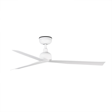 Ventilador de techo Marine de la firma Faro Barcelona, en acabado blanco.