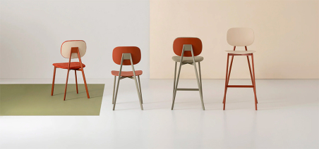 Taburete Tata tapizado | Pointhouse en Muebles Lara