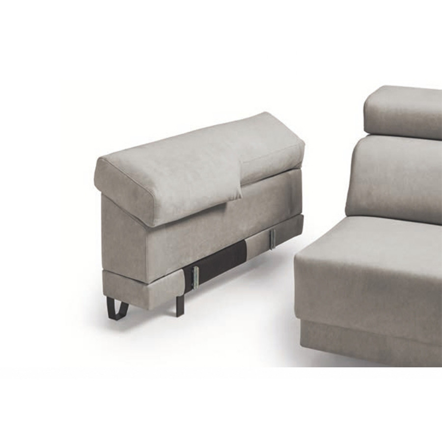 Brazo modular del modelo London en tono gris piedra.