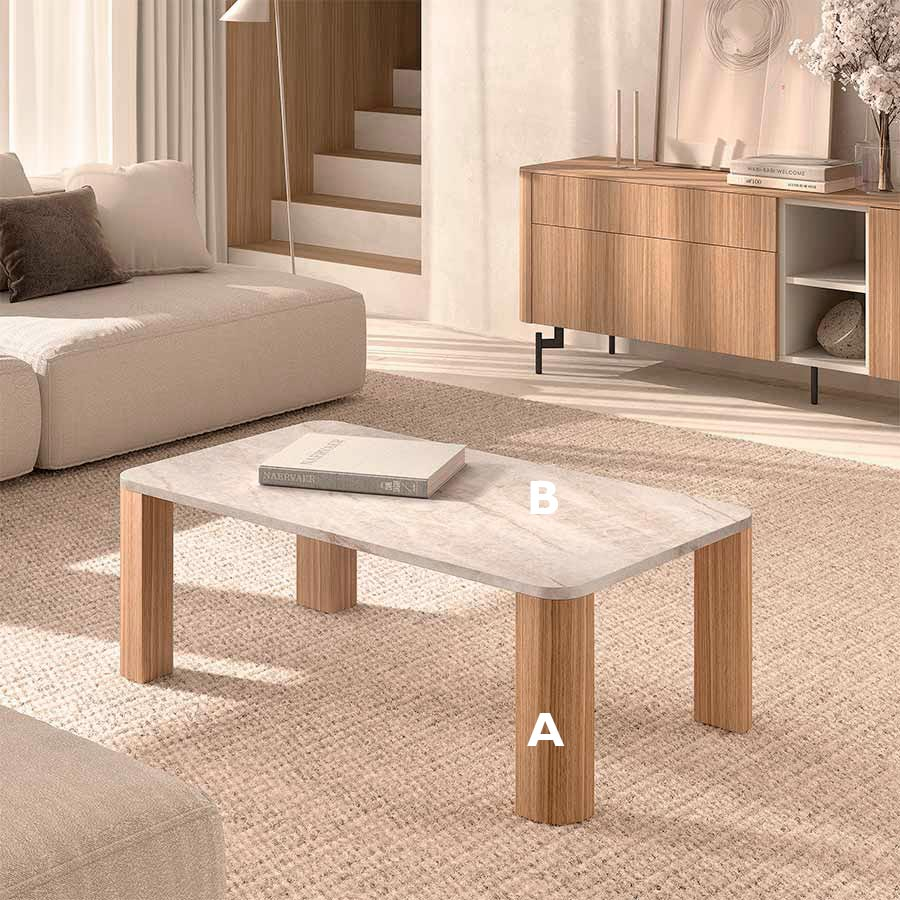 Mesa centro B117 Kazzano acabados