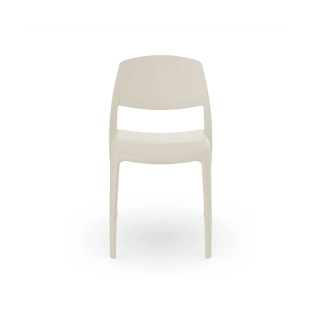Silla de terraza resistente y apilable modelo Smart en color mafia de la firma Resol