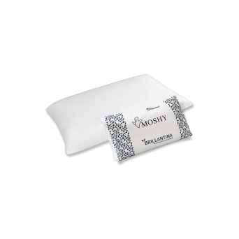 Almohada Brillantina con relleno de fibra Helicoitex® de firmeza media-blanda