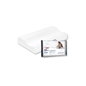 Almohada Dune cervical con soporte anatómico y relleno de fibra Ergotex®
