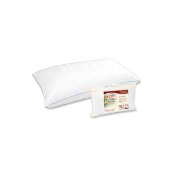 Almohada Palma con relleno 95% plumón natural virgen europeo y altura baja