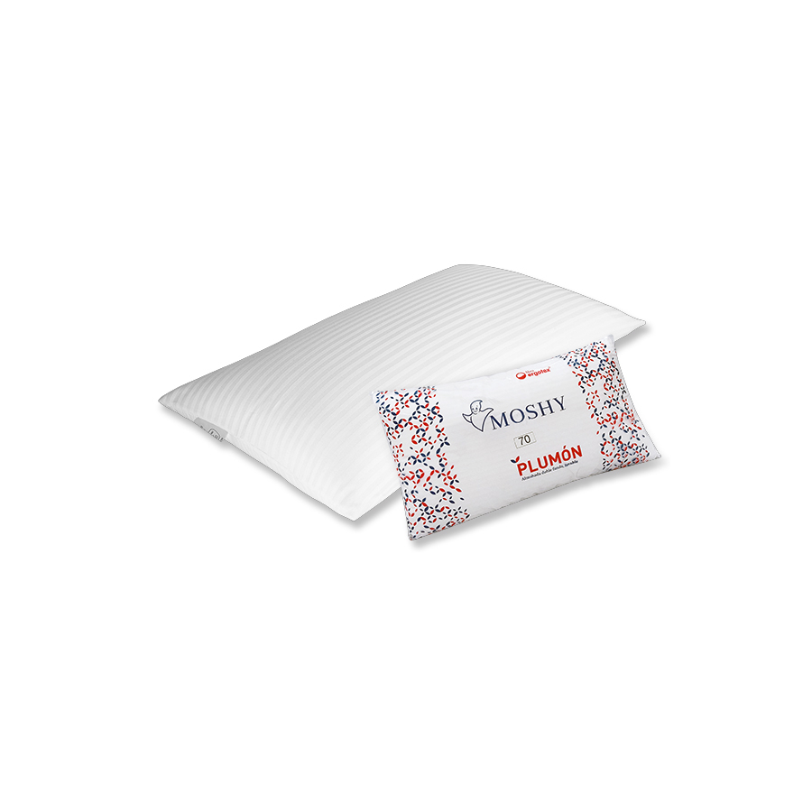 Almohada Plumón con relleno de fibra Ergotex® y firmeza media