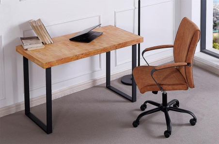 Mesa escritorio Natural con estilo industrial