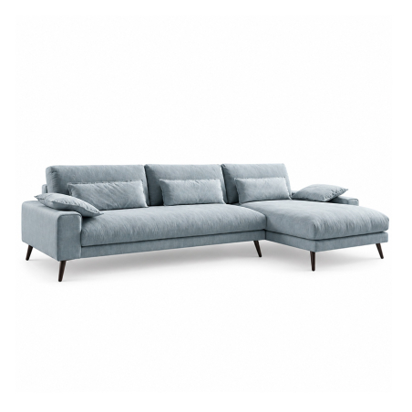 Chaiselongue Dallas tapizado azul de Pedro Ortiz