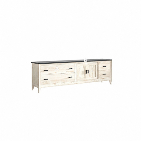 Elección de acabados para el mueble de Tv Génova