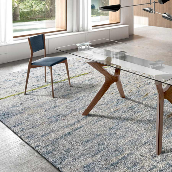 Mesa extensible Lin Glass de mobles nacher 2