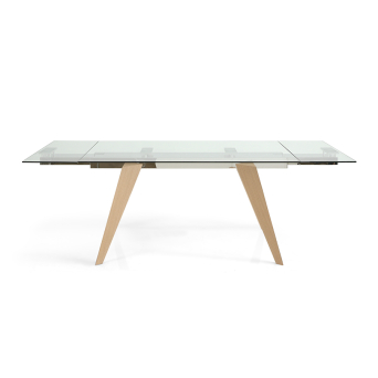 Mesa extensible Tavolo Glass de Mobles Nacher