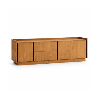 Mueble de TV Praga de la marca nacional Grupo Seys, fabricado en madera de pino