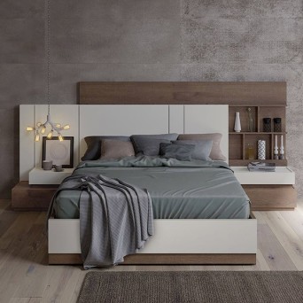 comprar online dormitorio moderno madera natural