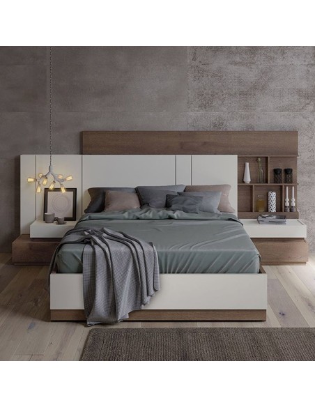 comprar online dormitorio moderno madera natural