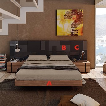 comprar online dormitorio de matrimonio de estilo moderno 2