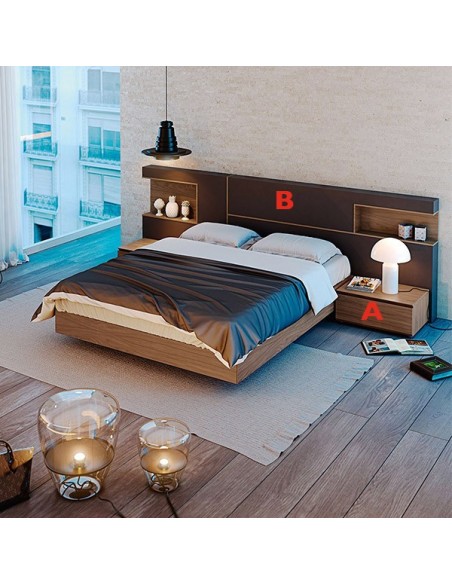 comprar dormitorio moderno de madera