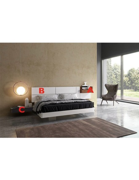 Dormitorio moderno Infinity YM16 | Dormitorios modernos en Muebles Lara