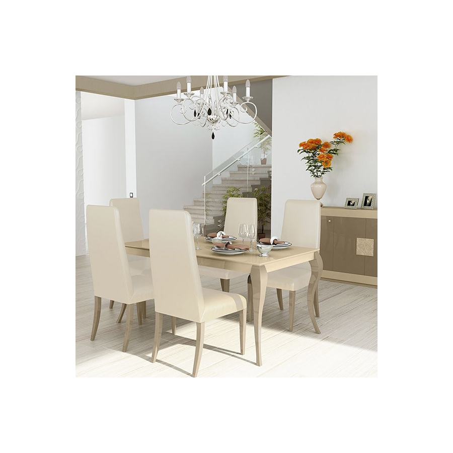 mesa de comedor de estilo contemporáneo en Muebles Lara