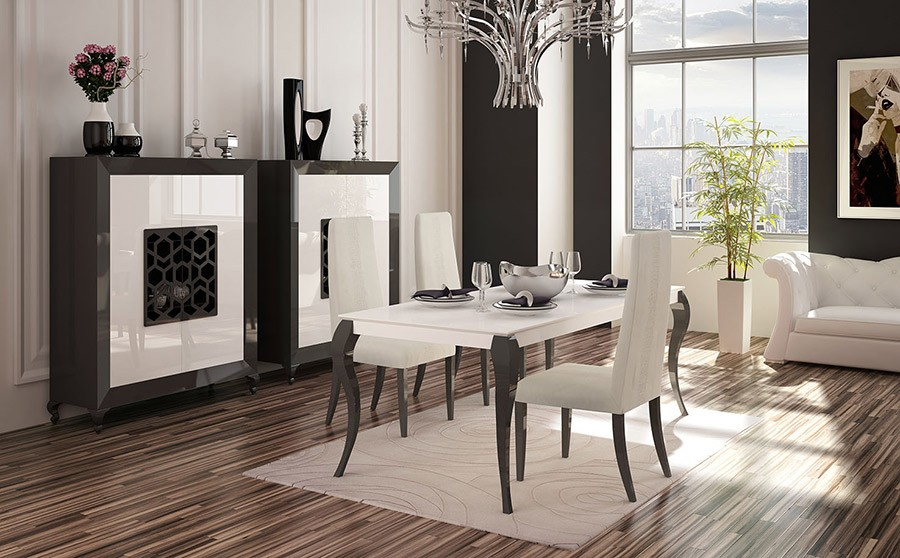 Mesa de comedor lacada Basik  1 | Costera Mobles en Muebles Lara