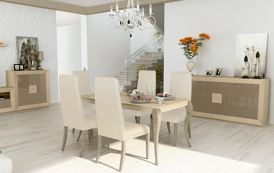 Mesa de comedor lacada Basik  1 | Costera Mobles en Muebles Lara