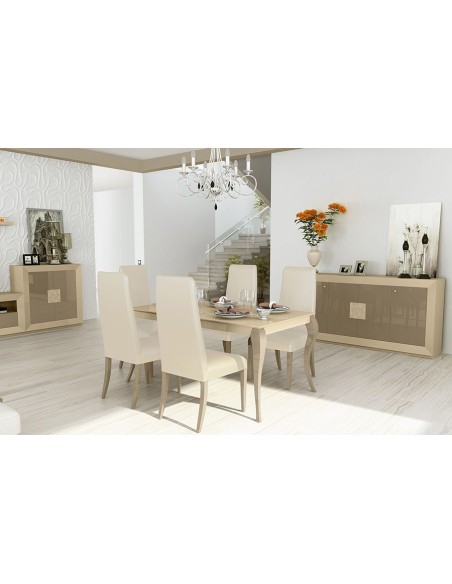 Mesa de comedor lacada Basik  1 | Costera Mobles en Muebles Lara