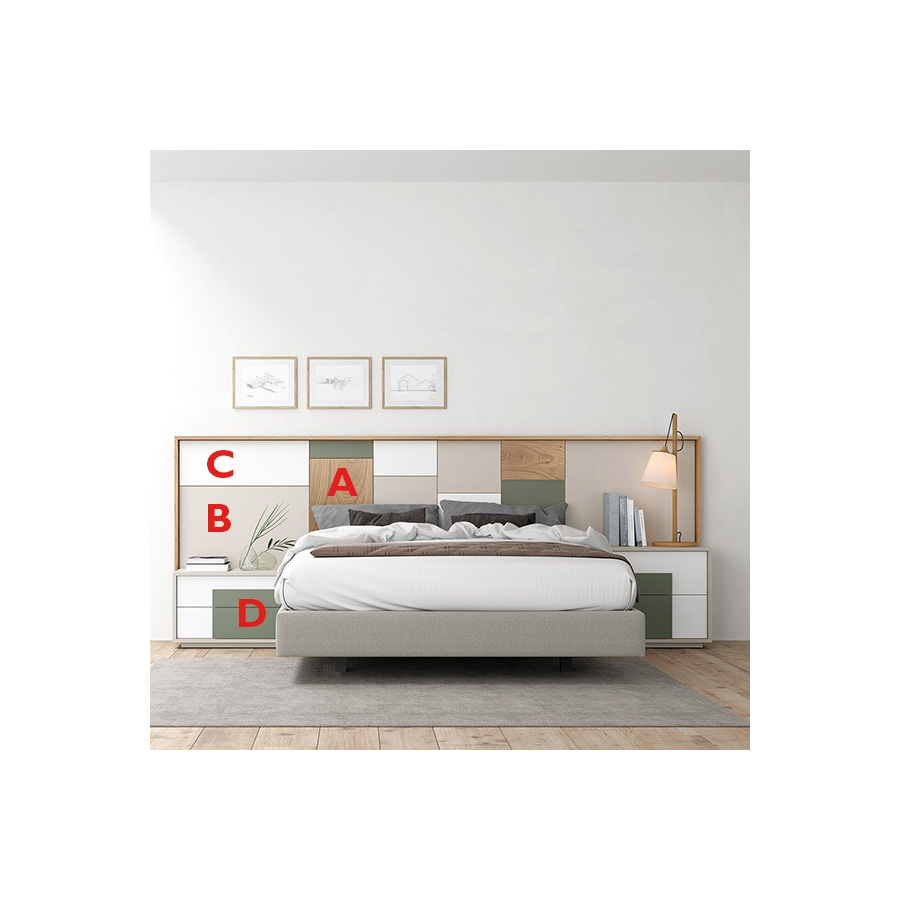 Dormitorio Oslo  3 | Costera Mobles en Muebles Lara
