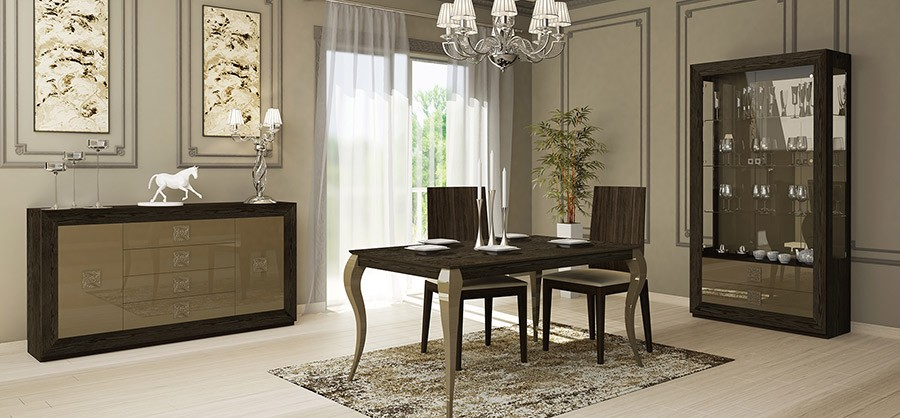 mesa de comedor de estilo contemporáneo Basik 1 en Muebles Lara