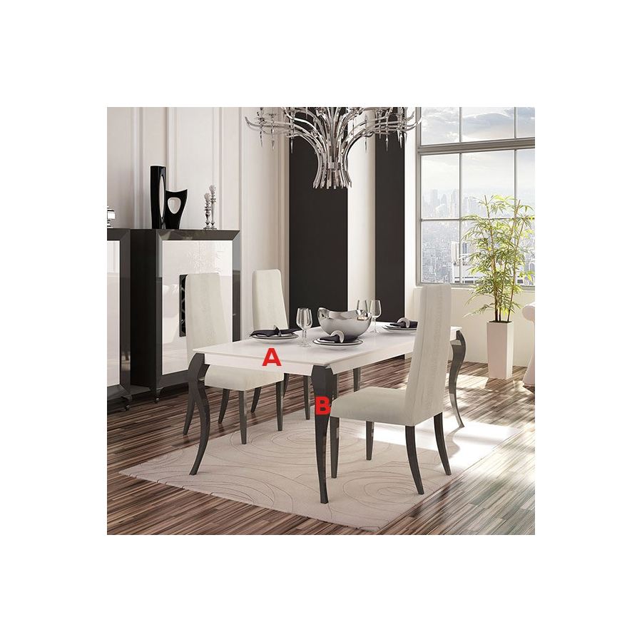 Mesa de comedor lacada Basik  1 | Costera Mobles en Muebles Lara