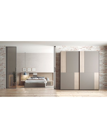 dormitorio contemporáneo Oslo en Muebles Lara