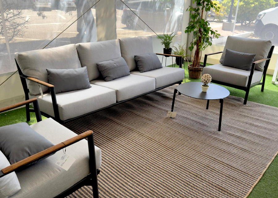 Muebles de terraza de diseño en Valencia.