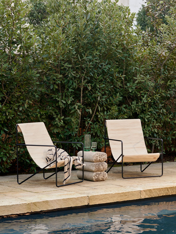 Desert lounge chair de Ferm Living en Muebles Lara