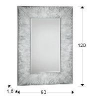 espejo aurora rectangular schuller
