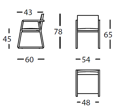 silla midori sancal medidas muebles lara