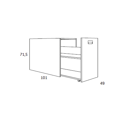 dormitorio juvenil convertible modular F301 detalle 6