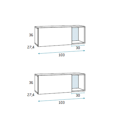 dormitorio juvenil convertible modular F310 detalle 3
