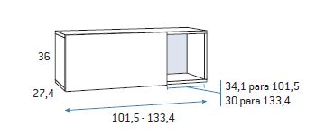 Dibujo t&eacute;cnico 3 - Dormitorio Juvenil F-105 | Glicerio Chaves