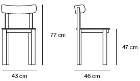 Silla Nara medidas