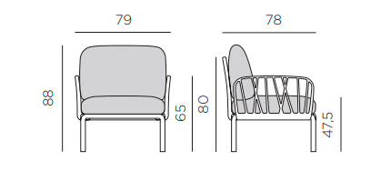 Técnico sillón de terraza Komodo 1