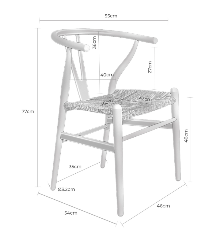 Dimensiones Silla Ada Somcasa