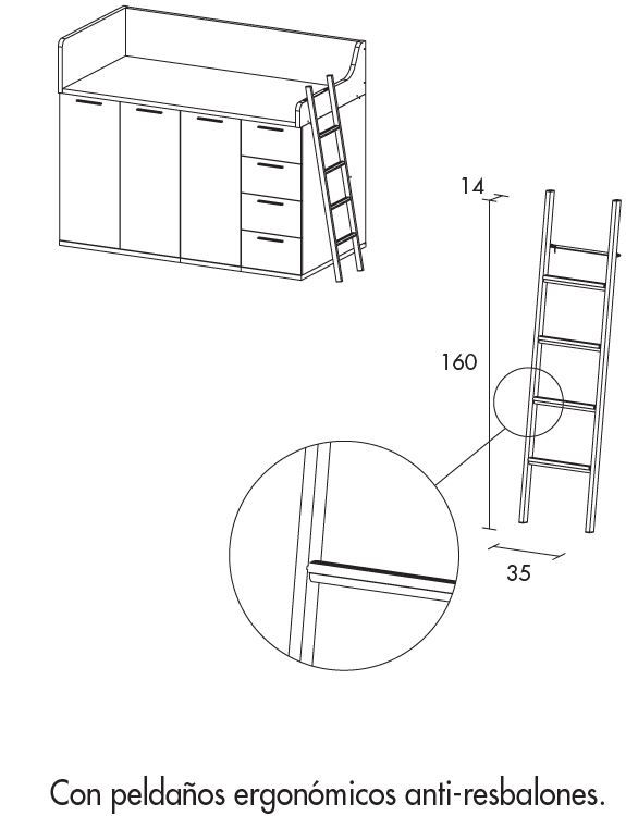 escalera 45