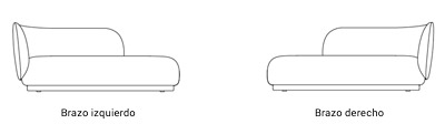 Dibujo técnico 2 - Diván Rico | Ferm Living